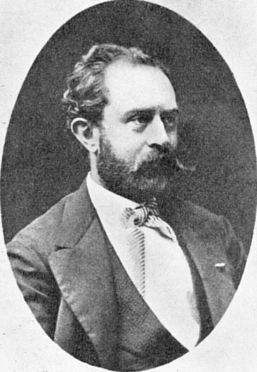 Løjtnant Peter Abrahams, der i en periode ejede Unnerup Mølle, 1866