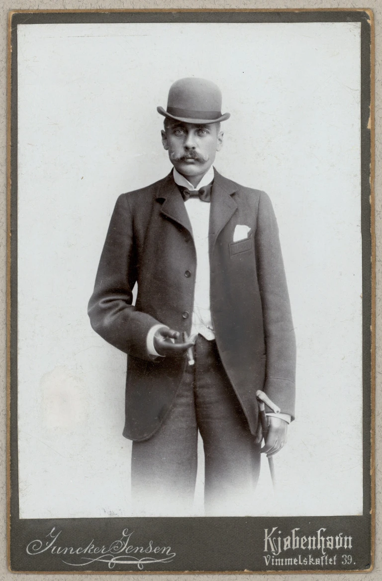 Portræt af Henrik Cavling, 1896. Foto: Det Kongelige Bibliotek