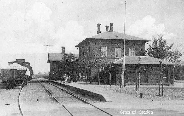Græsted Station, ca. 1910