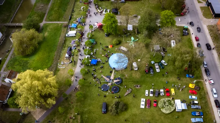 Krudtværksfestival set fra oven