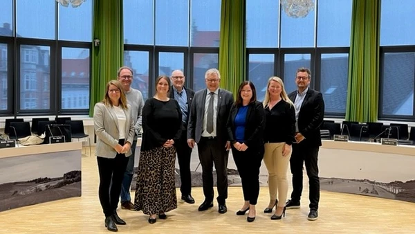 Billede af forligsparter til Budget 2023-2026