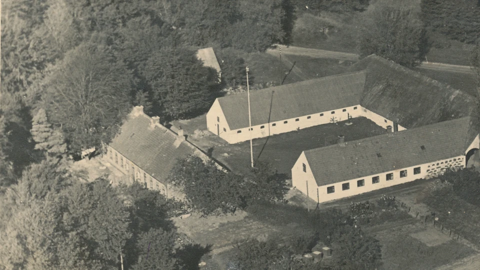 Billedet viser Dalgaarden, ca. 1950