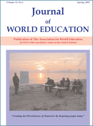 Forside af Journal of World Education 1/2003