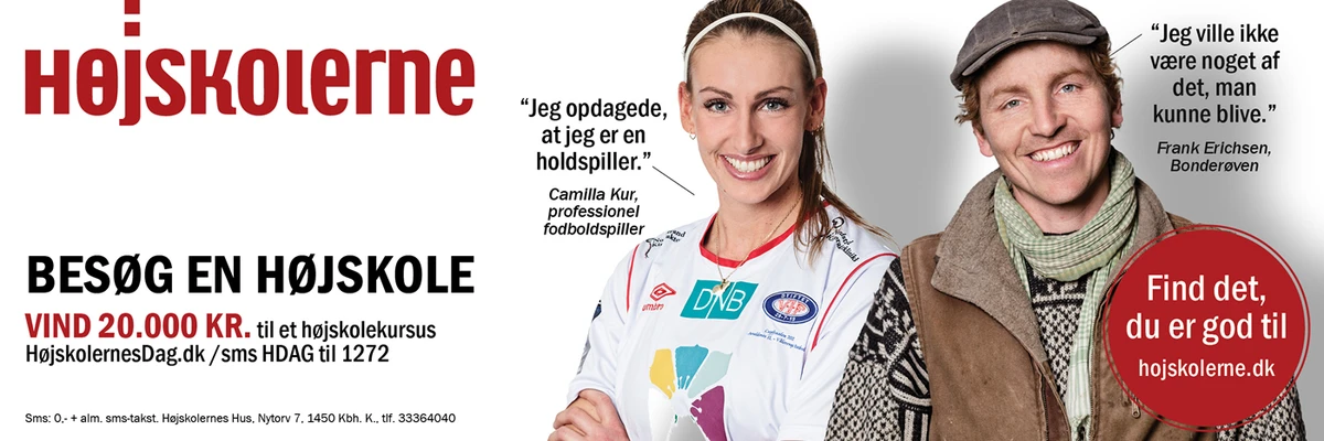 Besøg en højskole - vind 20.000 kr.