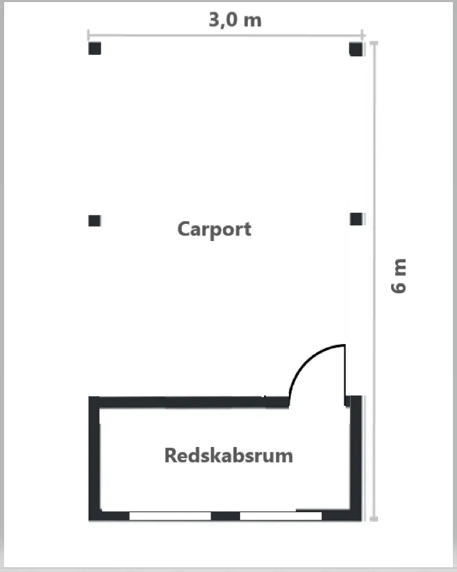 Eksempel på plantegning