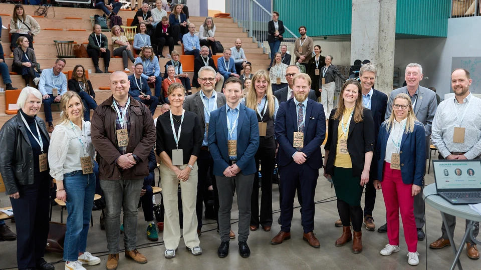 Underskrifterne på den fælles hensigtserklæring blev sat på konferencen og markedsdialogen 'JORDNÆR INNOVATION - sammen om mindre råstofforbrug' den 27. marts på Musicon i Roskilde. Foto: Rasmus Lind