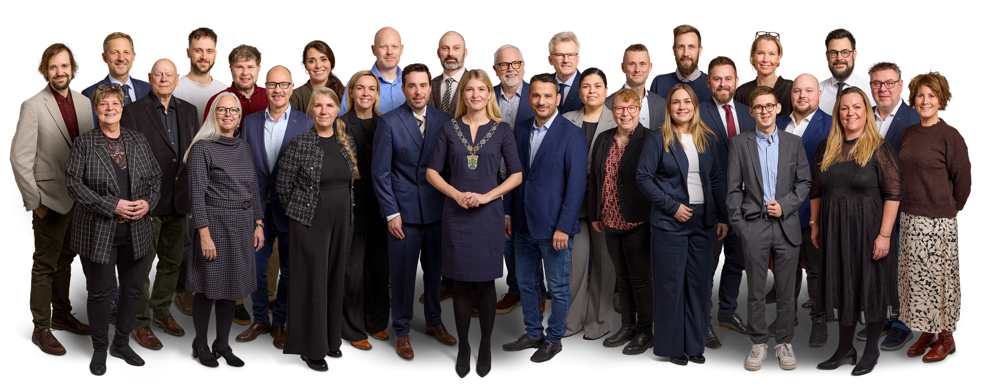 Kommunalbestyrelsens 31 medlemmer for valgperioden 2026-2029