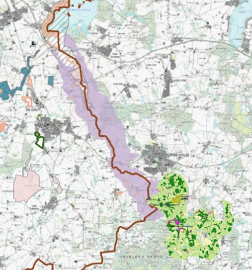 Elverdamsådalen fra Tempelkrogen til Bidstrupskovene.