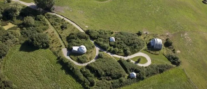 Brorfelde set fra luften