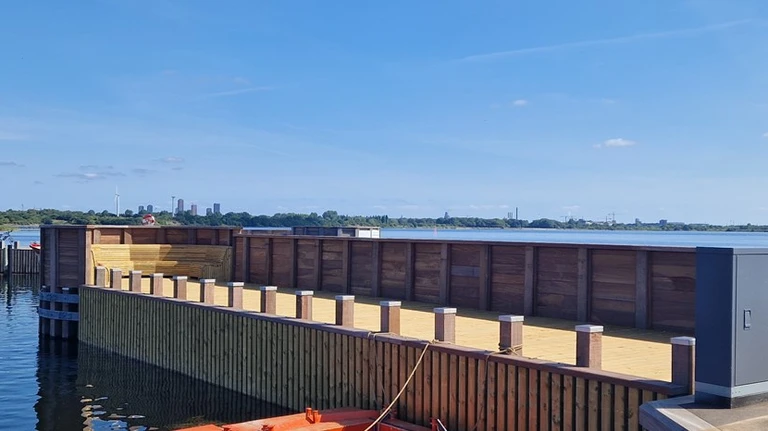Den istandsatte sydmole