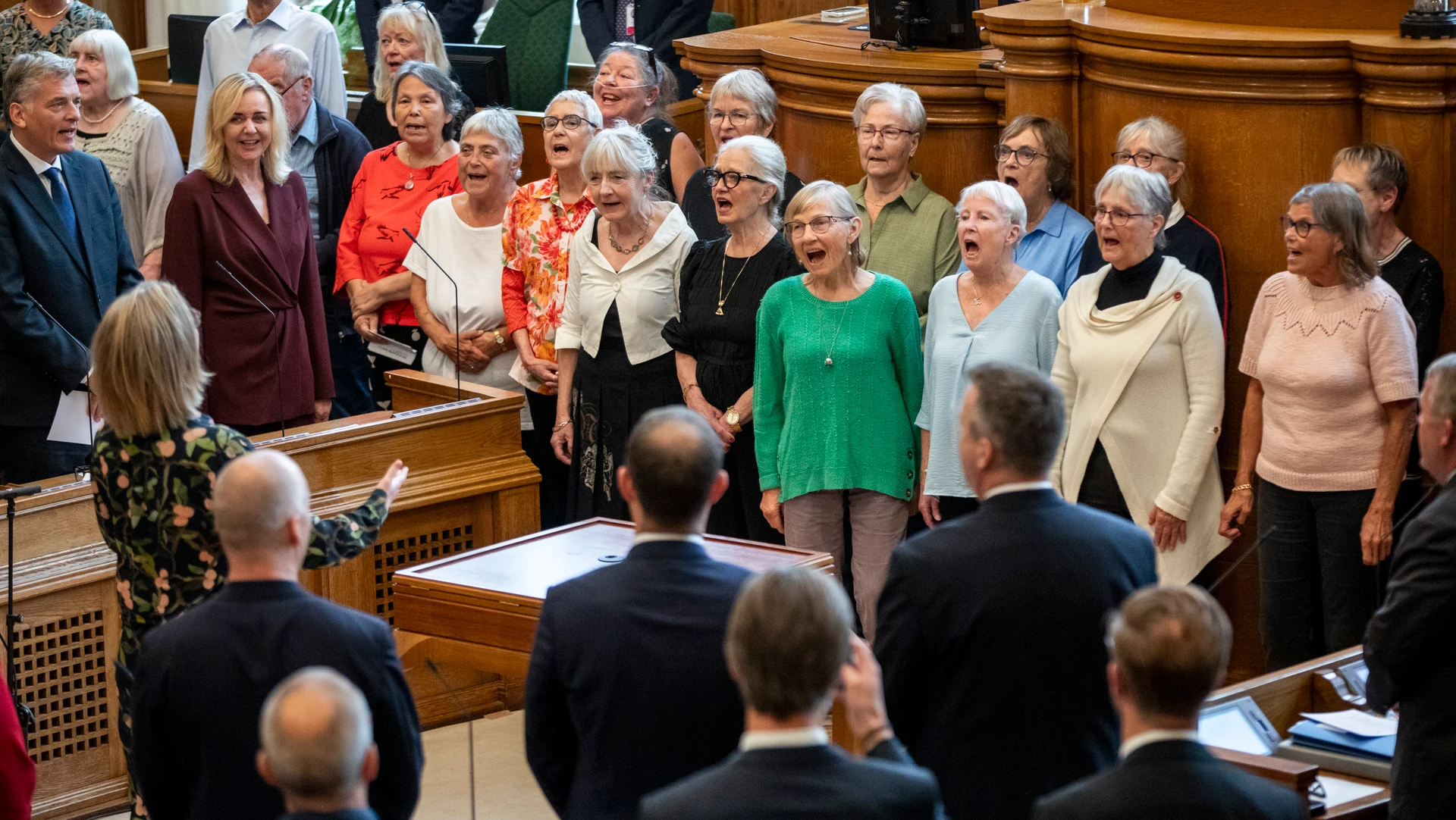 Lungekoret PUST i folketinget