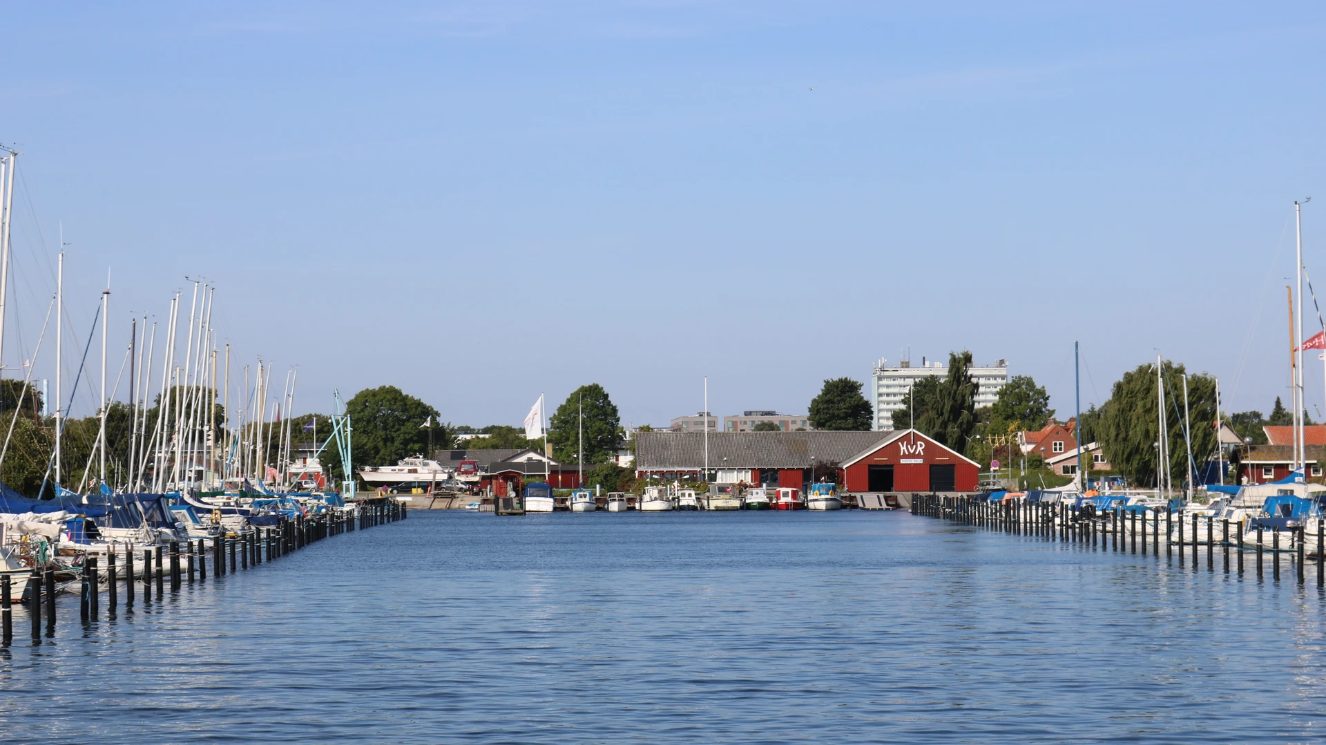 Hvidovre Havn set fra vandsiden