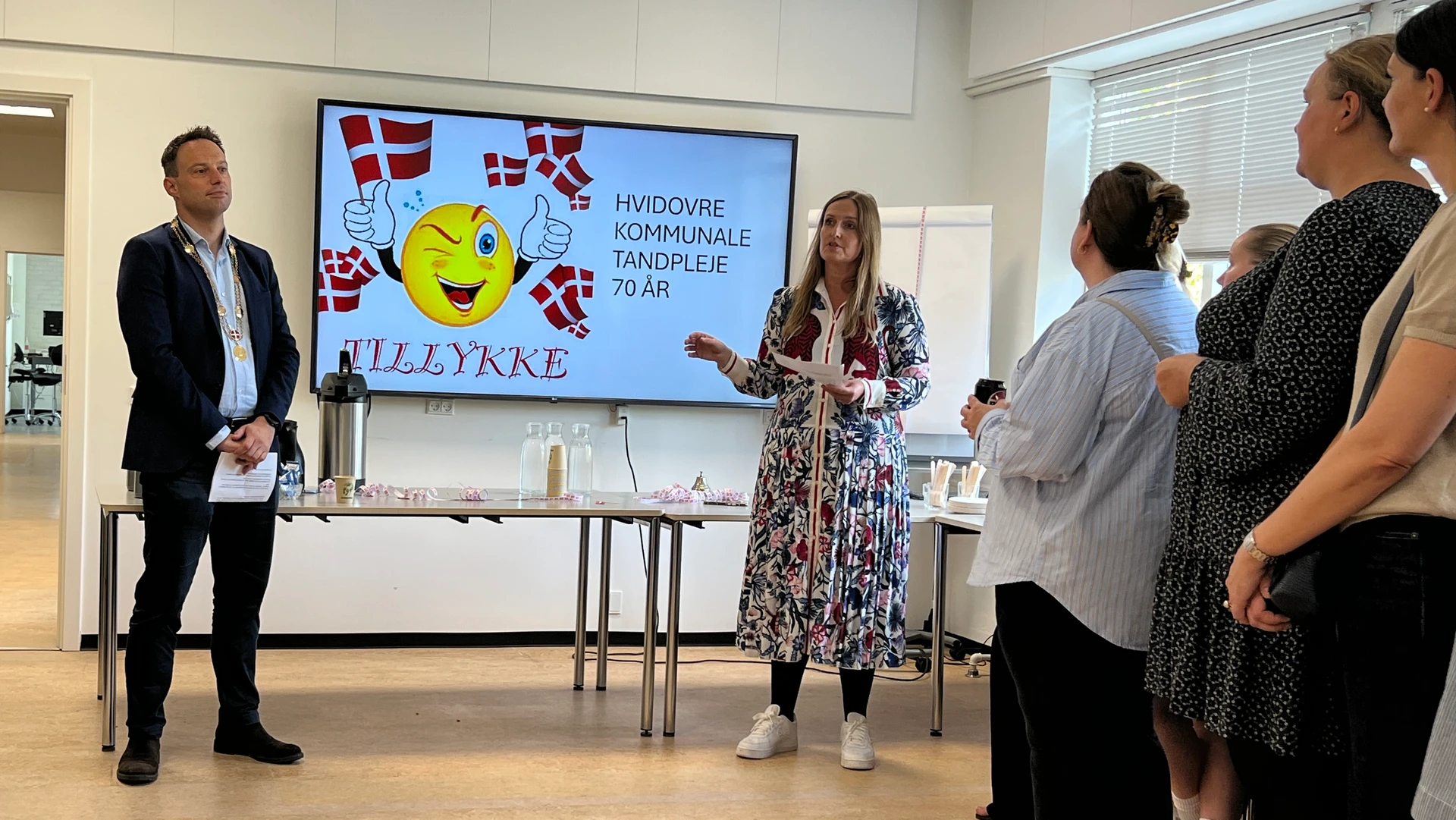 Kristine Arnholdt Thorlacius holder tale inden Borgmesteren får ordet