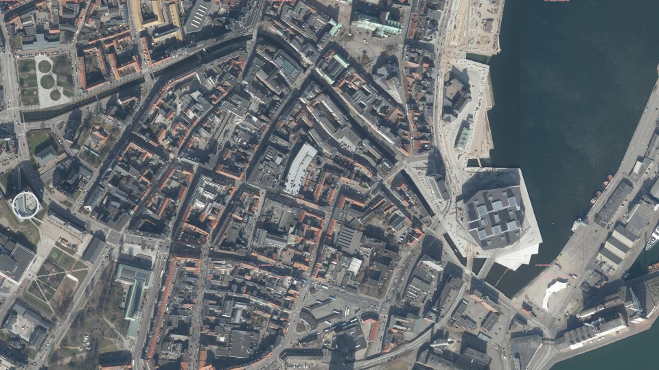 Aarhus Havn fra oven