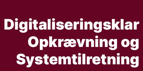 Digitaliseringsklar Opkrævning og Systemtilretning