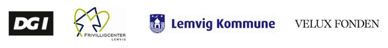 Logoer: DGI, Frivilligcenter Lemvig, Lemvig Kommune og Velux Fonden
