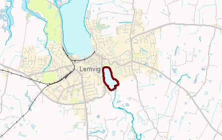 Kort over Lemvig Sø
