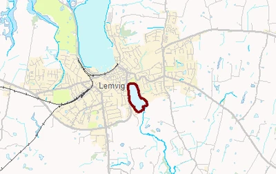 Kort over Lemvig Sø