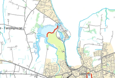 Kort over Hornsø