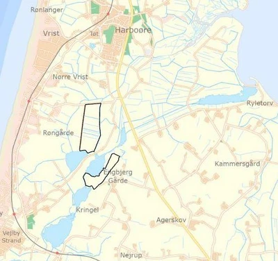 Kort over Veserne
