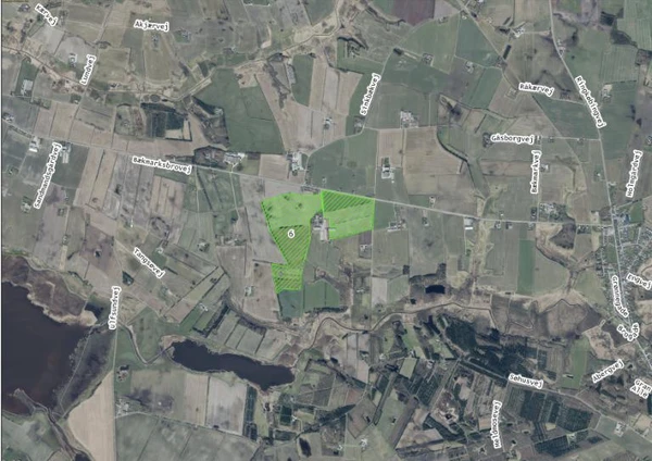 Kort over Brandborg