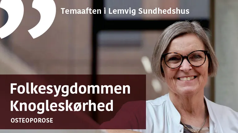 Professor Bente Langdahl fortæller om knogleskørhed