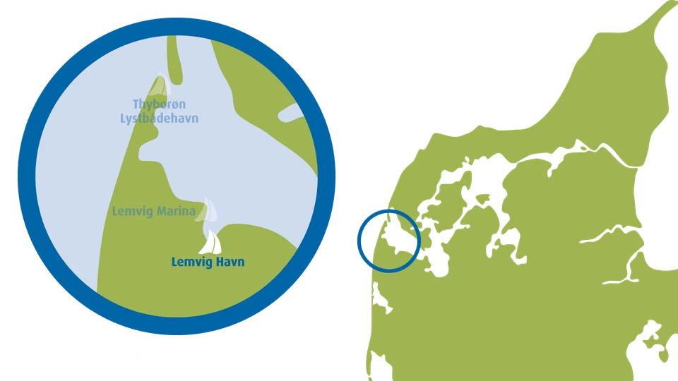 lemvig havn på kort