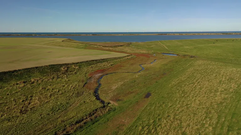 Dronofoto af grydsbæk