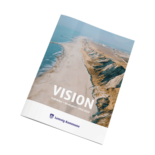 illustration af visionshæfte