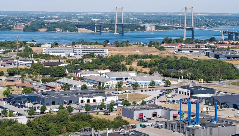 Business area in Middelfart