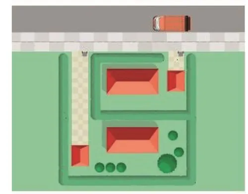 Placering af beholdere ved koteletgrund