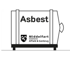 Billeder, der viser korrekt pakket bigbag med løfteøjer mod himlen.