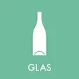 Piktogram for glas