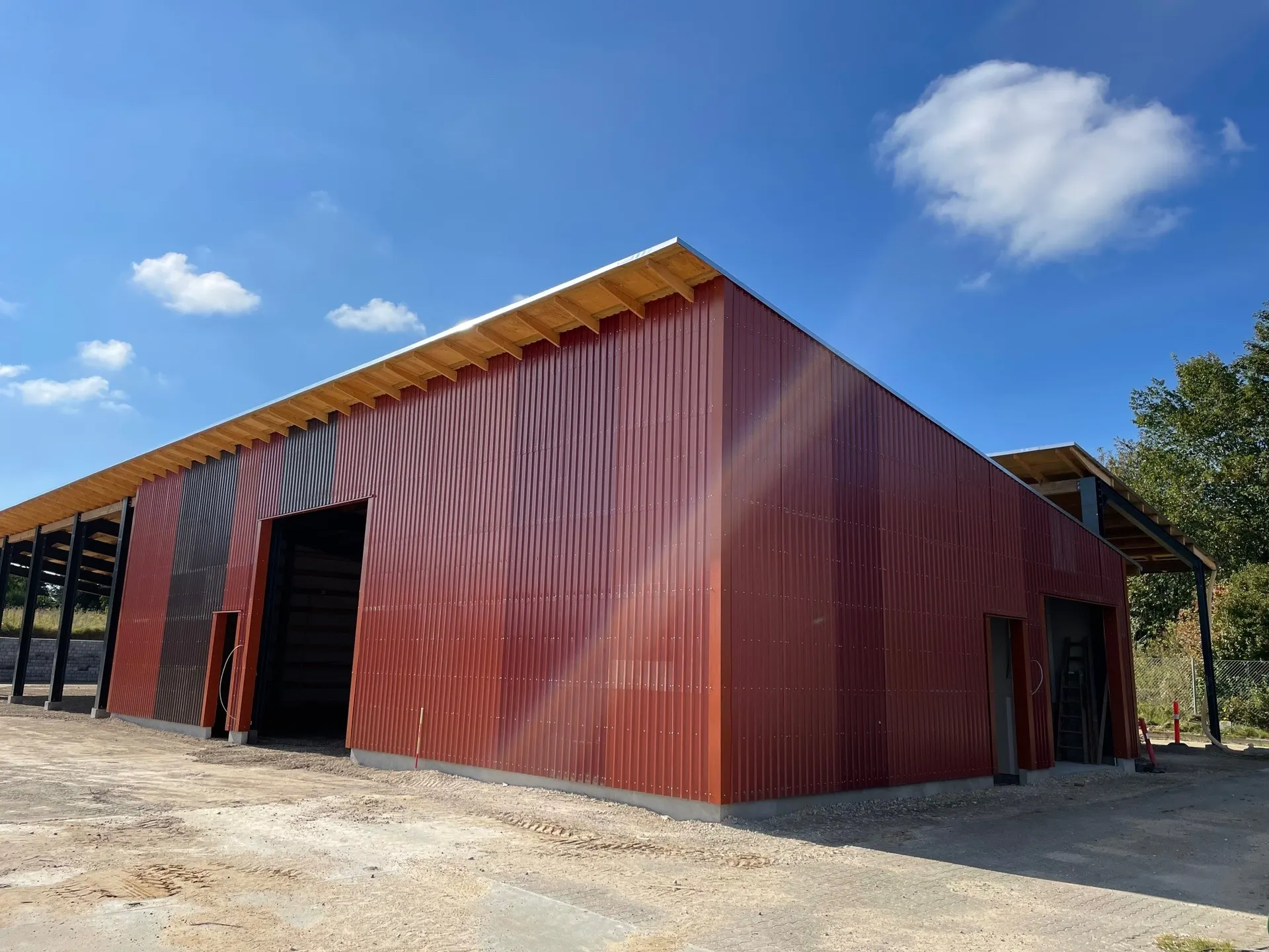 Ny garagebygning i Middelfart