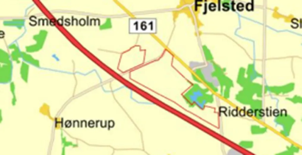 Oversigtskort over området