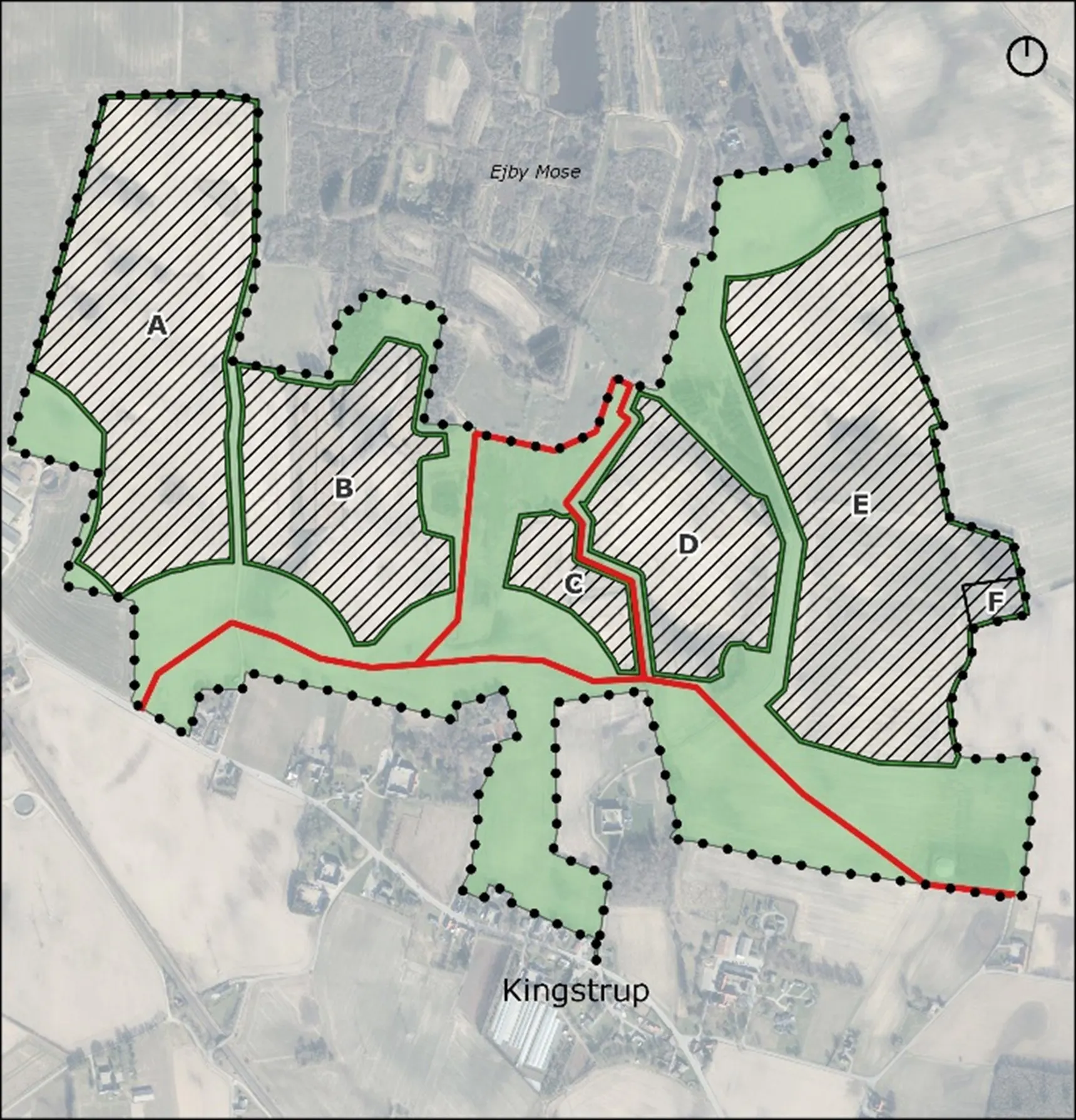Oversigtskort Ejby Mose solceller