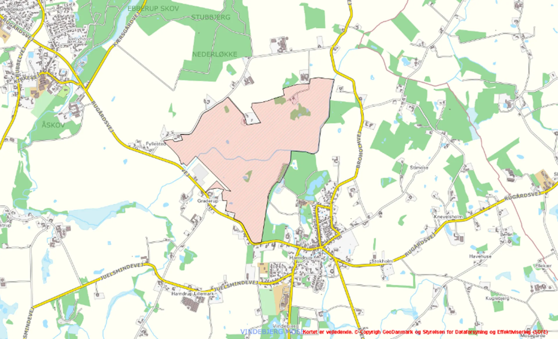 Oversigtskort Fyllested