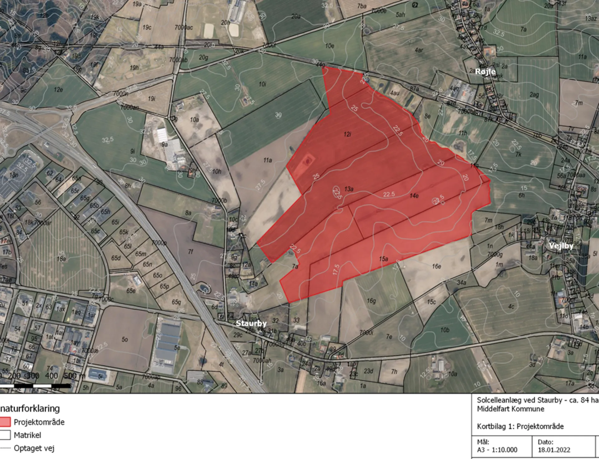 Oversigtskort Staurby