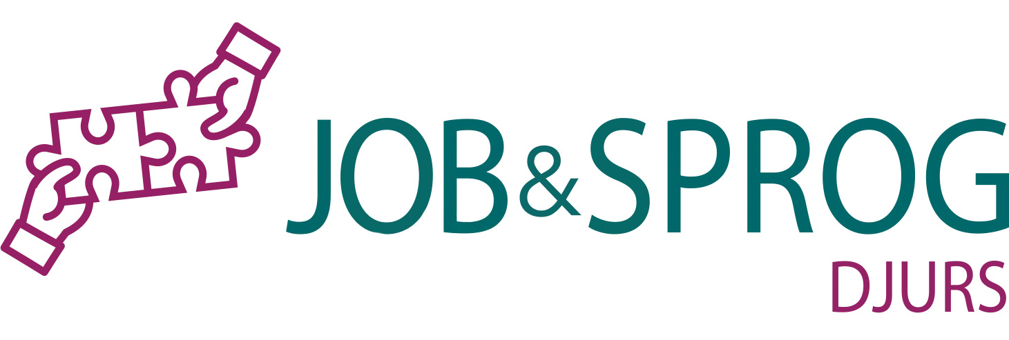 Job og Sprog Djurs Logo