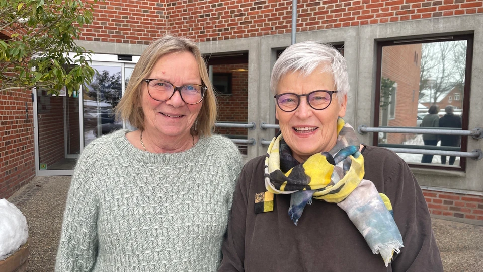 Formand Gitte Eilersen (tv.) og næstformand Dorte Lomholt (th.)
