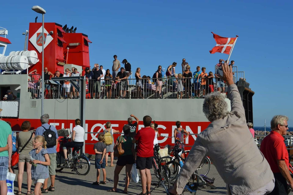 Afgang med Tunøfærgen