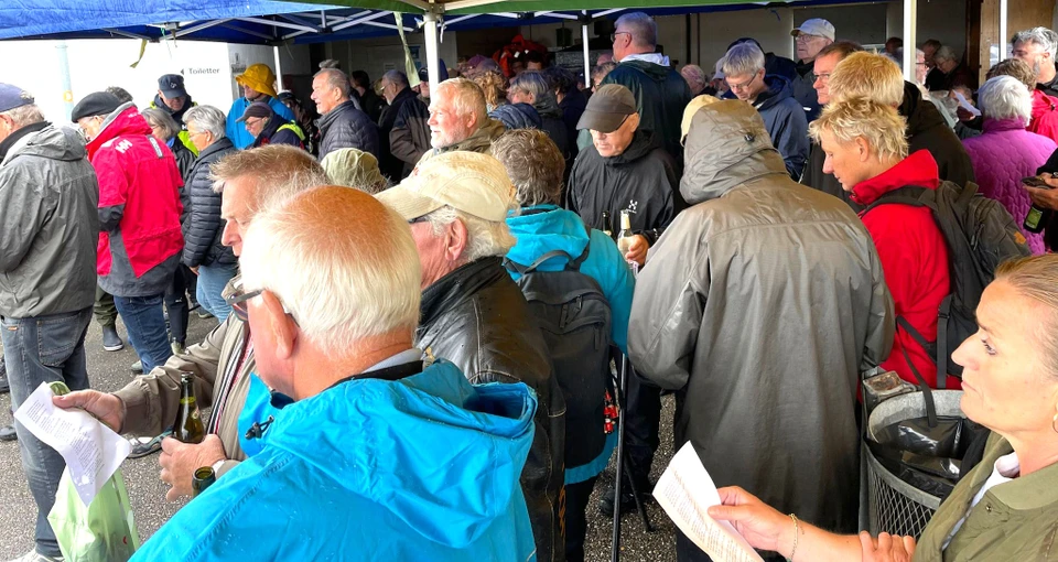 Mennesker på Tunø Havn