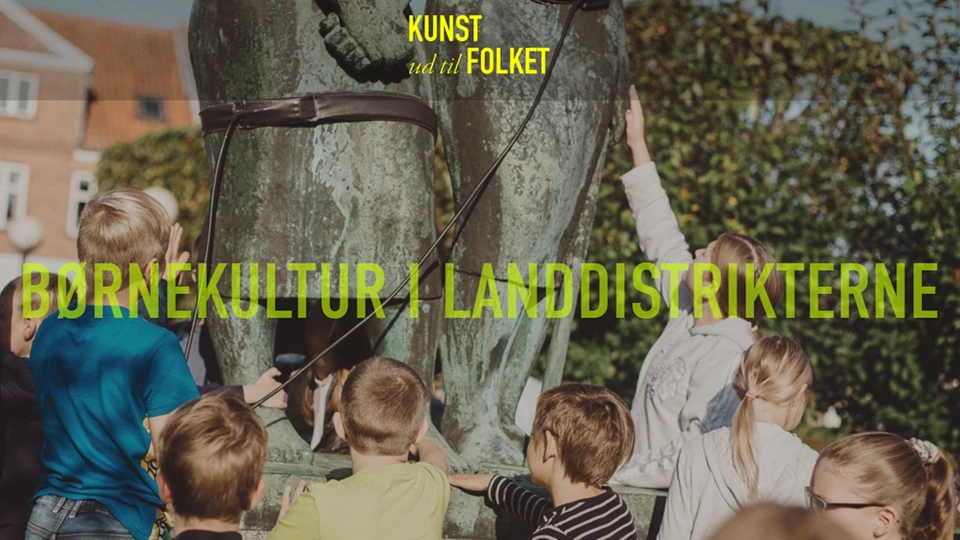 Banner med teksten Børnekultur i landdistrikterne