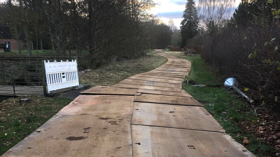 Køreplader i Mølleparken - foto Ib Salomon