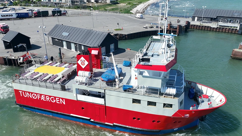 Tunøfærgen i Hou Havn