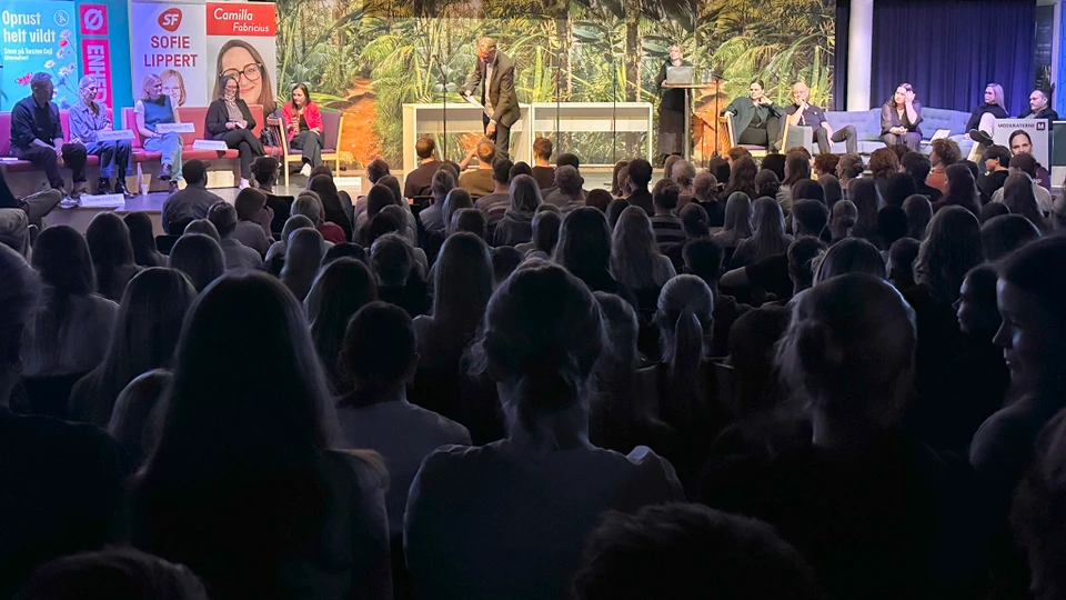 Valgdebat på Odder Gymnasium i forbindelse med Folketingsvalget 2026