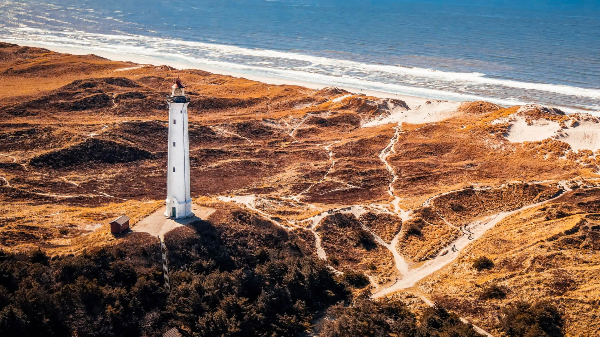 Fyrtårnet giver mulighed for at nyde udsigten