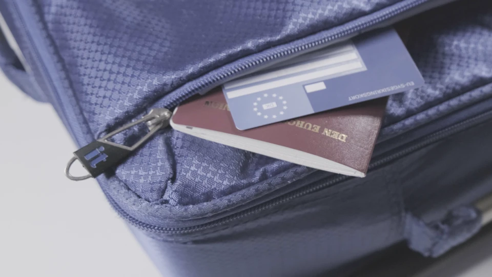 Det blå EU-sygesikringskort pakket til rejsen