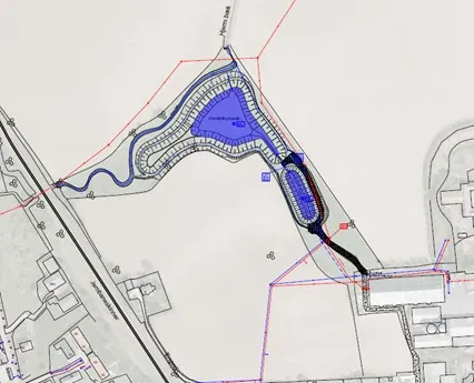 Forsinkelsesbassin ved Hjerm